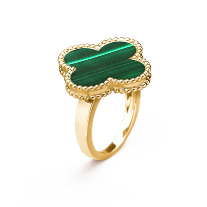[Lumina]CLOVER MALACHITE RING