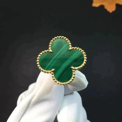 [Lumina]CLOVER MALACHITE RING