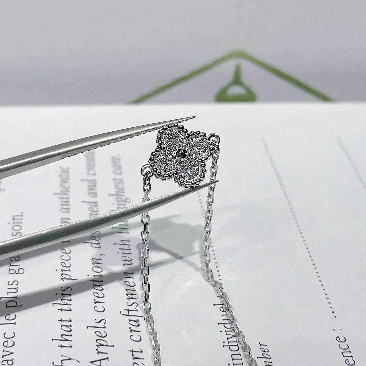 [Lumina]CLOVER  SINGLE FLOWER BRACELET SILVER