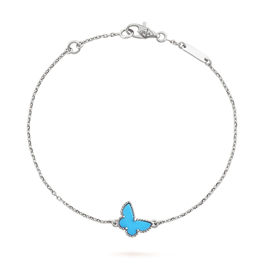 [Lumina]BUTTERFLY TURQUOISE BUTTERFLY BRACELET SILVER