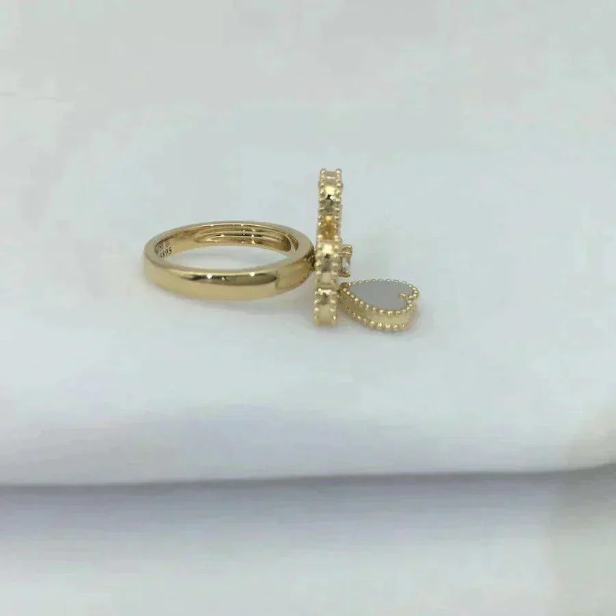 [Lumina]SWEET CLOVER WHITE MOP RING