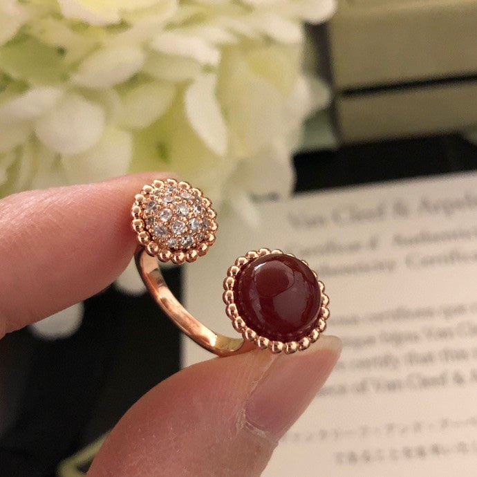 [Lumina]PERLEE COULEURS DIAMOND Lumina GOLD BETWEEN THE FINGER RING