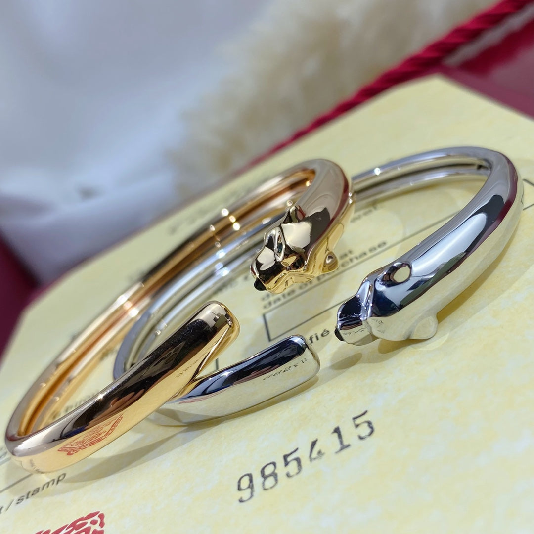 [Lumina]PANTHERE SILVER OPEN BRACELET