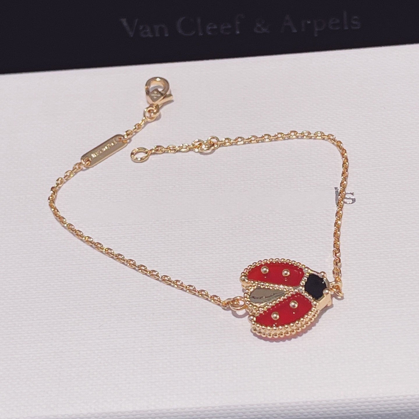 [Lumina]LUCKY SPRING 1 MOTIF PINK GOLD BRACELET
