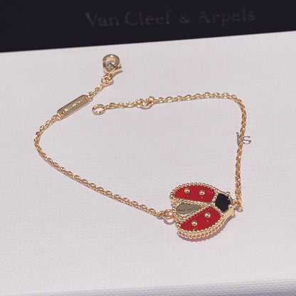 [Lumina]LUCKY SPRING 1 MOTIF PINK GOLD BRACELET
