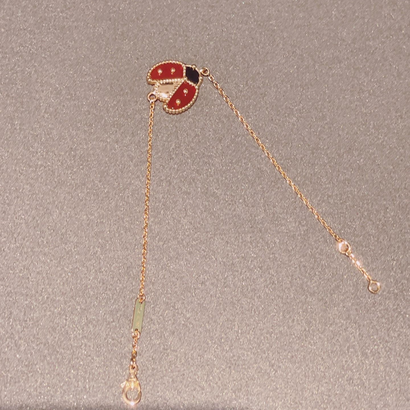 [Lumina]LUCKY SPRING 1 MOTIF PINK GOLD BRACELET