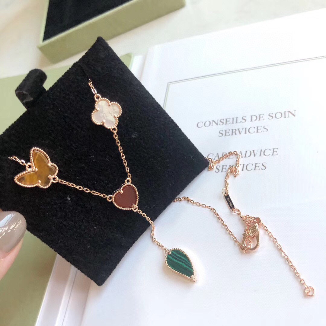 [Lumina]LUCKY SPRING 4 MOTIFS Lumina GOLD NECKLACE