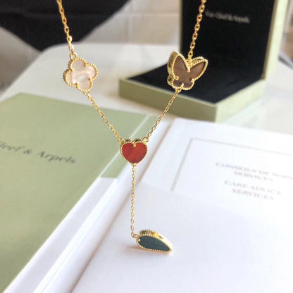 [Lumina]LUCKY SPRING 4 MOTIFS Lumina GOLD NECKLACE