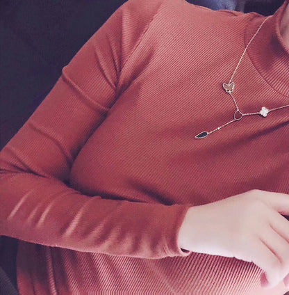 [Lumina]LUCKY SPRING 4 MOTIFS Lumina GOLD NECKLACE