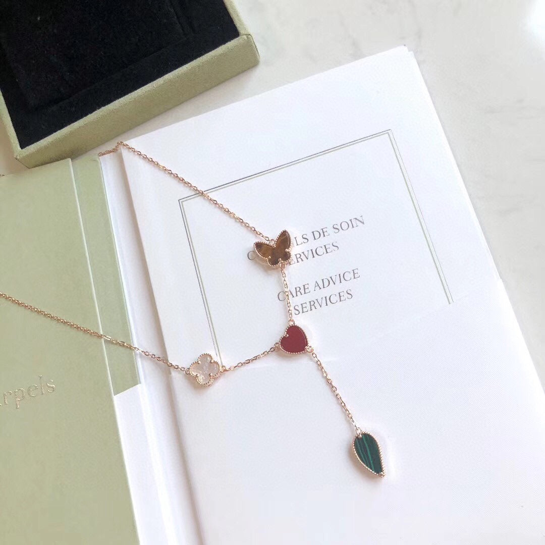 [Lumina]LUCKY SPRING 4 MOTIFS Lumina GOLD NECKLACE