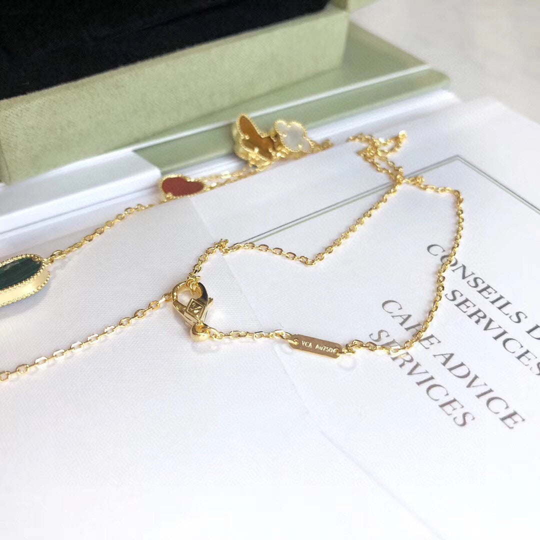 [Lumina]LUCKY SPRING 4 MOTIFS Lumina GOLD NECKLACE