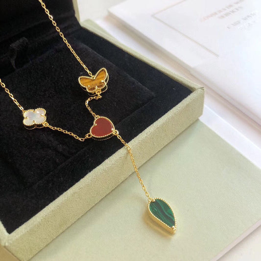 [Lumina]LUCKY SPRING 4 MOTIFS Lumina GOLD NECKLACE