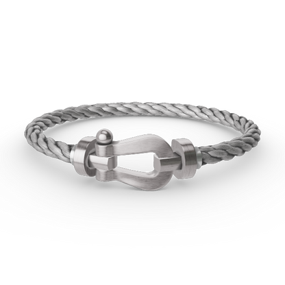[Lumina]FORCE LARGE HORSESHOE NO DIAMOND BRACELET SILVER