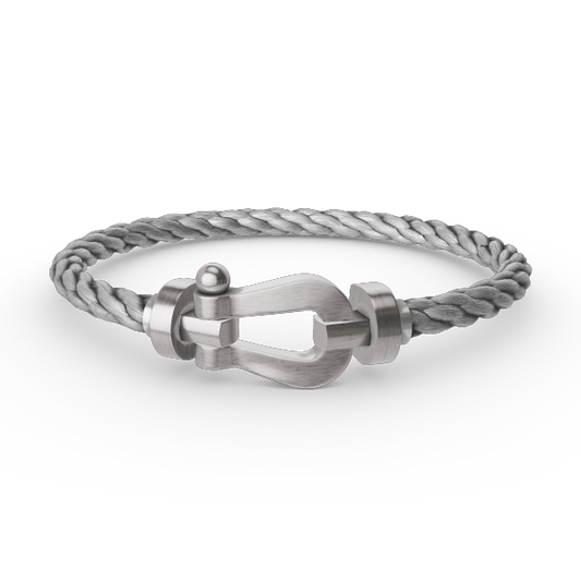 [Lumina]FORCE LARGE HORSESHOE NO DIAMOND BRACELET SILVER