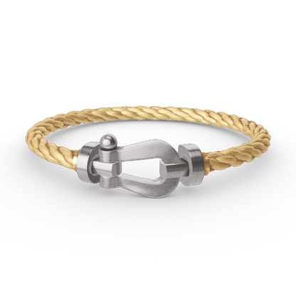 [Lumina]FORCE LARGE HORSESHOE NO DIAMOND BRACELET SILVER