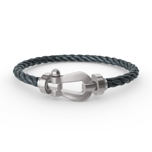 [Lumina]FORCE LARGE HORSESHOE NO DIAMOND BRACELET SILVER