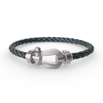 [Lumina]FORCE LARGE HORSESHOE NO DIAMOND BRACELET SILVER