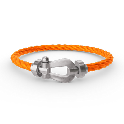 [Lumina]FORCE LARGE HORSESHOE NO DIAMOND BRACELET SILVER