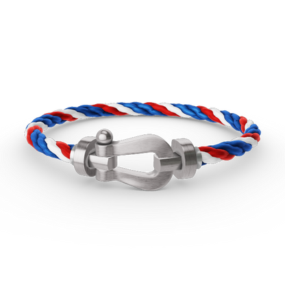 [Lumina]FORCE LARGE HORSESHOE NO DIAMOND BRACELET SILVER