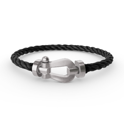 [Lumina]FORCE LARGE HORSESHOE NO DIAMOND BRACELET SILVER
