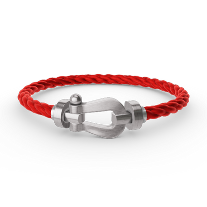 [Lumina]FORCE LARGE HORSESHOE NO DIAMOND BRACELET SILVER