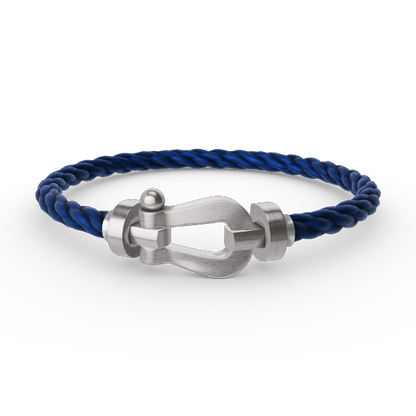 [Lumina]FORCE LARGE HORSESHOE NO DIAMOND BRACELET SILVER