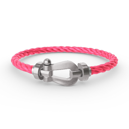 [Lumina]FORCE LARGE HORSESHOE NO DIAMOND BRACELET SILVER