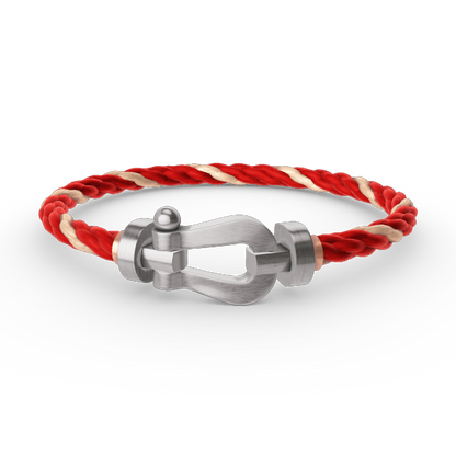 [Lumina]FORCE LARGE HORSESHOE NO DIAMOND BRACELET SILVER