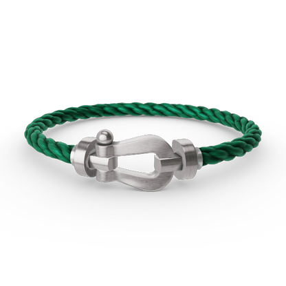 [Lumina]FORCE LARGE HORSESHOE NO DIAMOND BRACELET SILVER