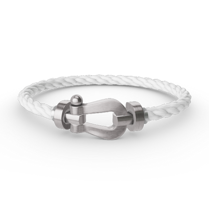 [Lumina]FORCE LARGE HORSESHOE NO DIAMOND BRACELET SILVER