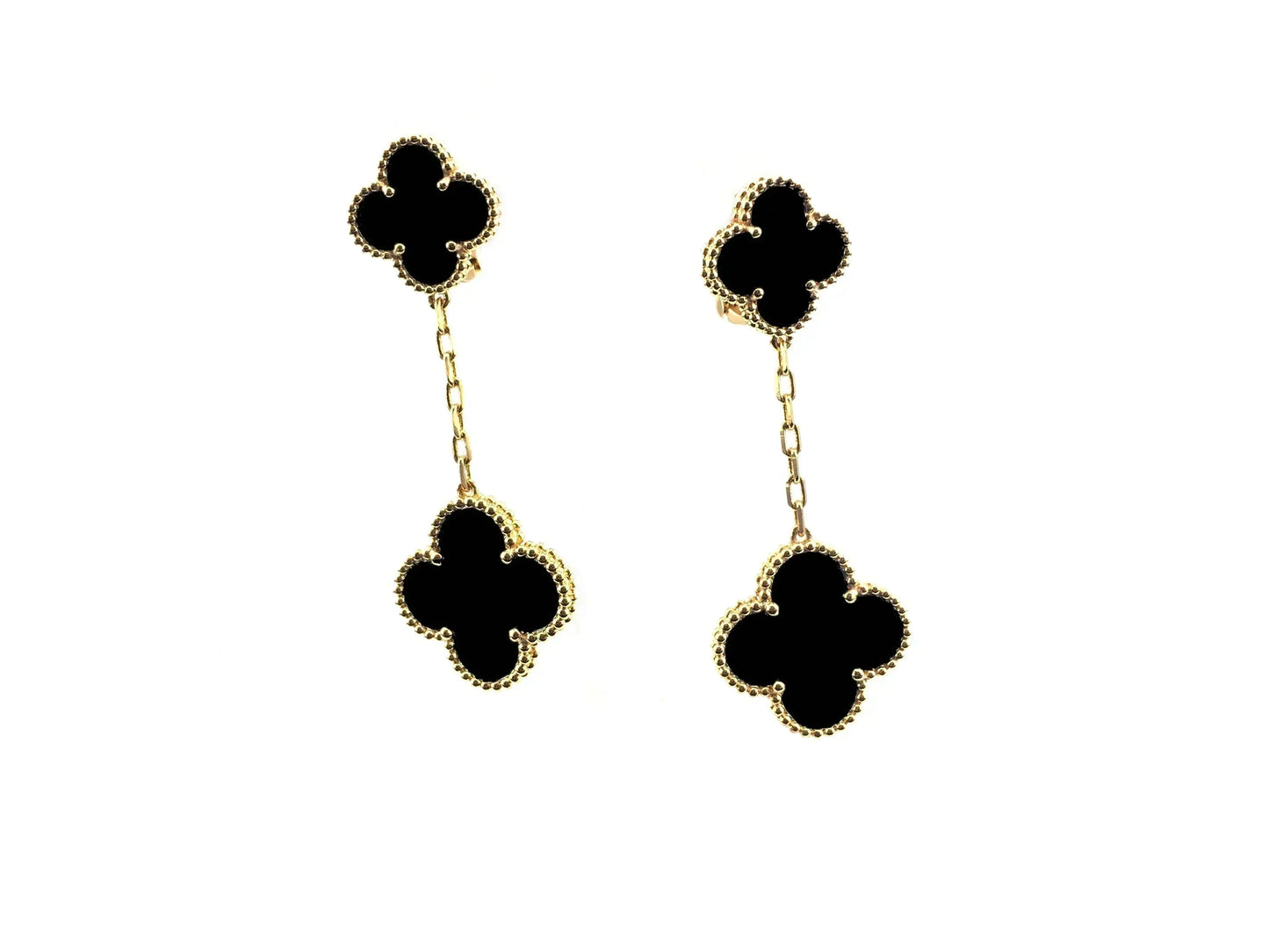[Lumina]CLOVER 2 MOTIFS  EARRINGS (MULTIPLE CHOICESC