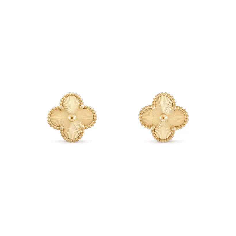 [Lumina]CLOVER MEDIUM 1 MOTIFS LASER EARRINGS