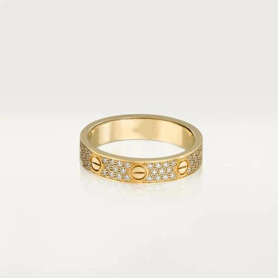 [Lumina]LOVE RING 3.6MM DIAMOND PAVED