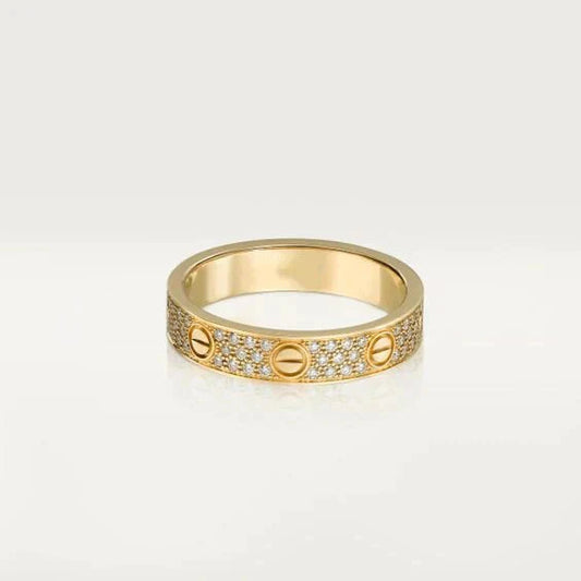 [Lumina]LOVE RING 3.6MM DIAMOND PAVED