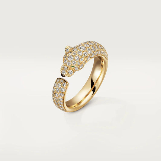 [Lumina]PANTHERE PINK GOLD DIAMOND RING