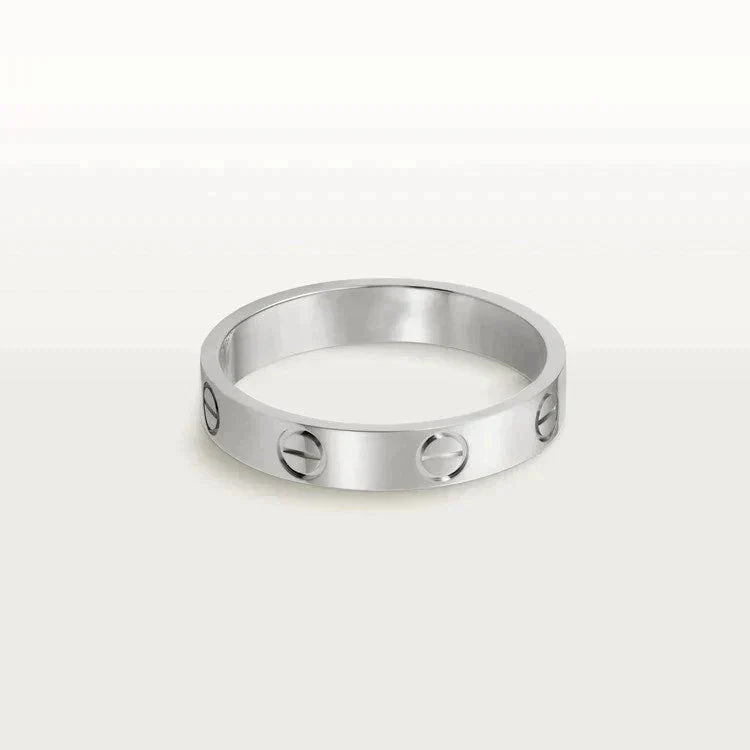[Lumina]LOVE RING 4MM 1 DIAMOND SILVER