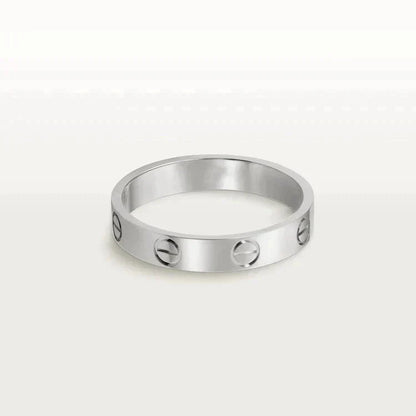 [Lumina]LOVE RING 4MM 1 DIAMOND SILVER