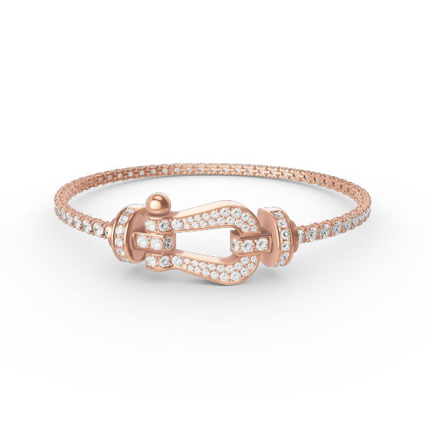 [Lumina]FORCE  LARGE HORSESHOE FULL DIAMOND TENNIS BRACELET