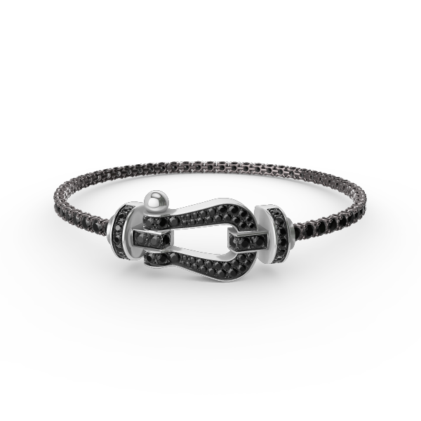 [Lumina]FORCE  LARGE HORSESHOE FULL DIAMOND TENNIS BRACELET