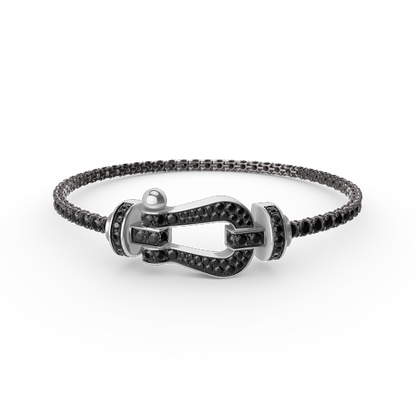 [Lumina]FORCE  LARGE HORSESHOE FULL DIAMOND TENNIS BRACELET